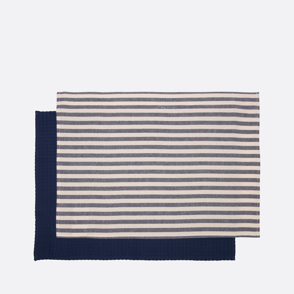 Conjunto de 2 panos de cozinha MARINHO