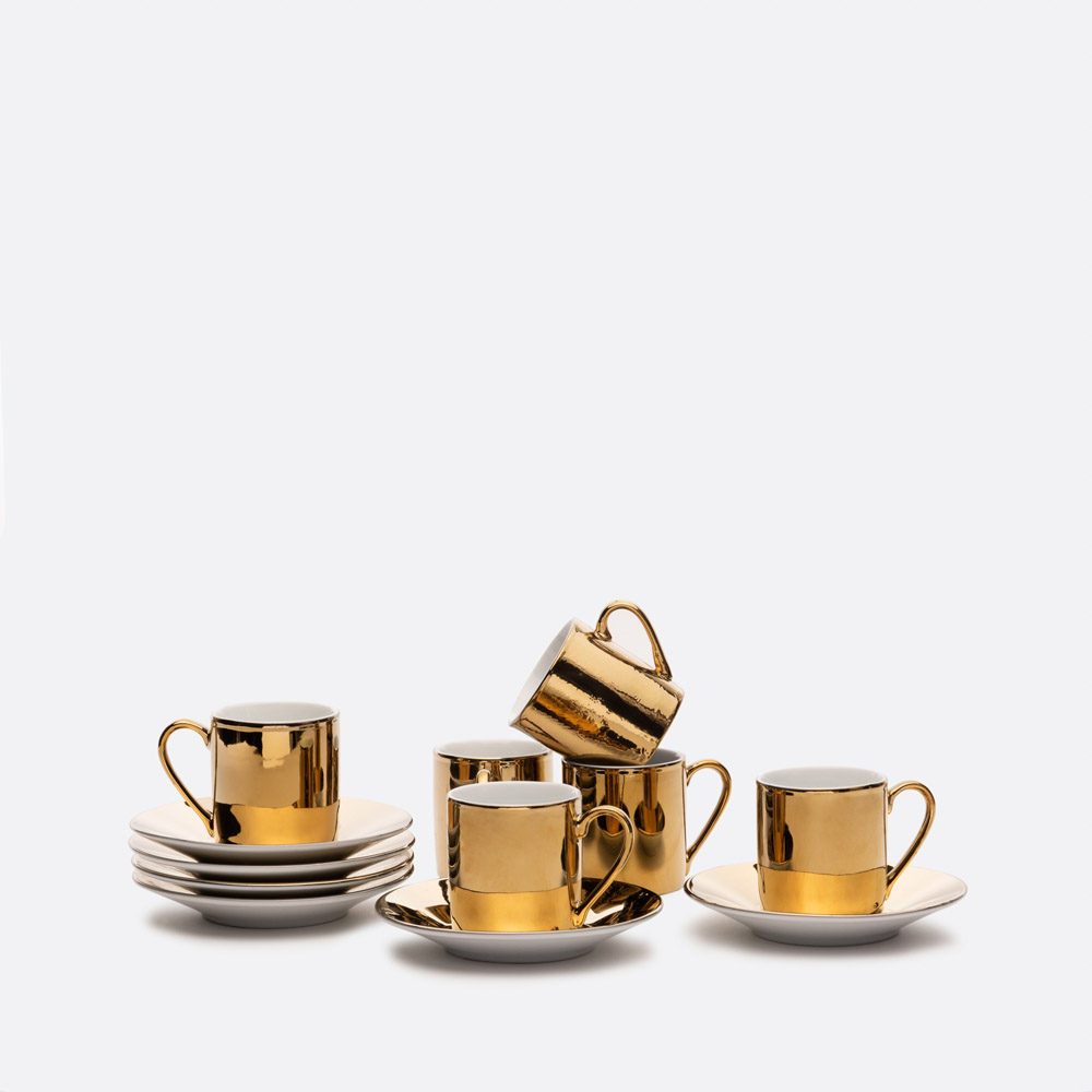 Conjunto 6 chávenas de café COLAÇO