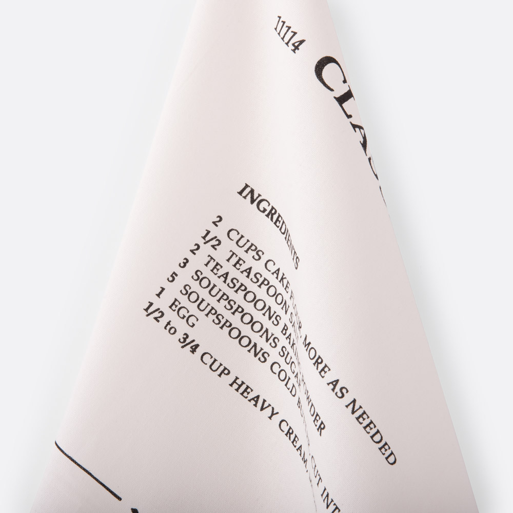 Pano de cozinha LETRAS