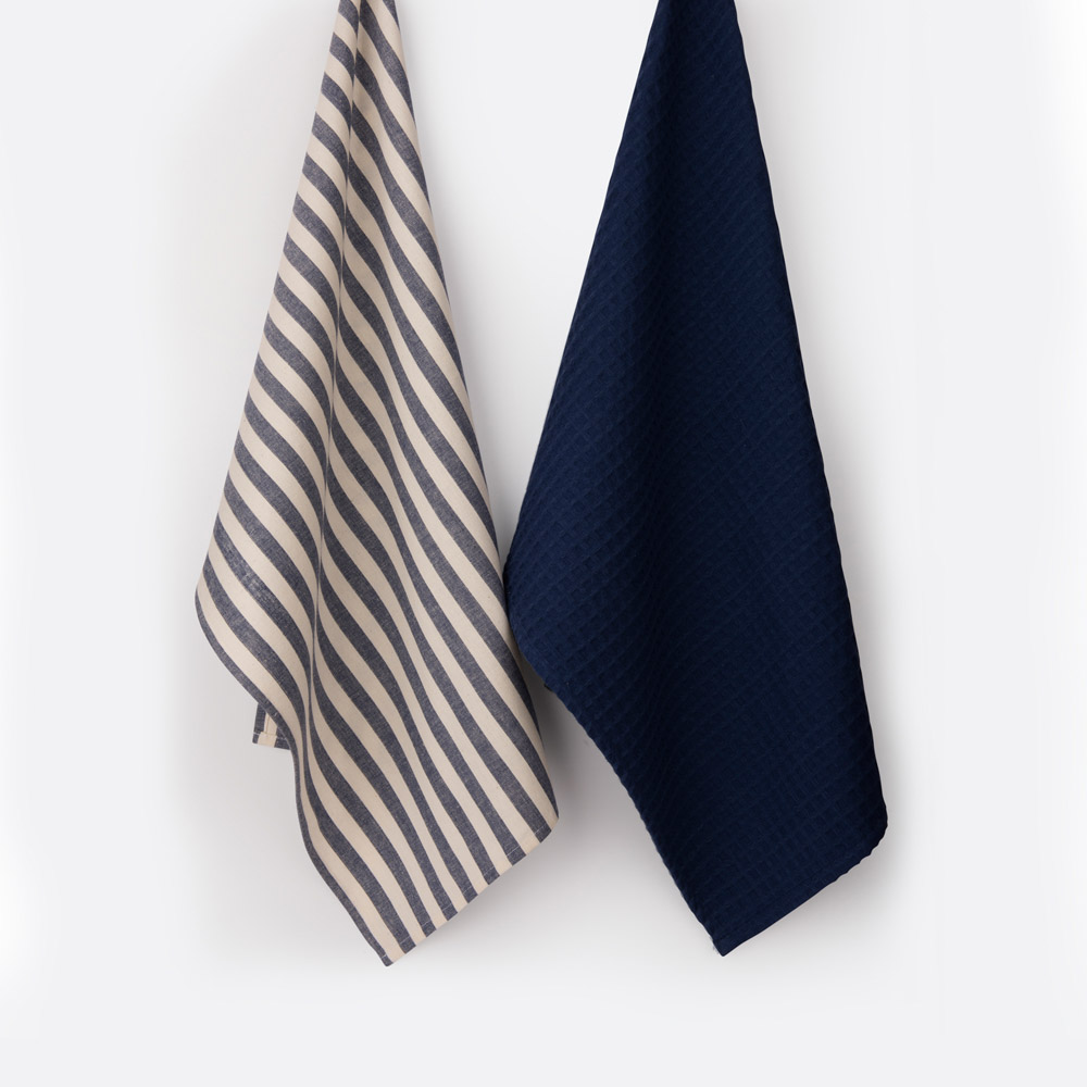 Conjunto de 2 panos de cozinha MARINHO