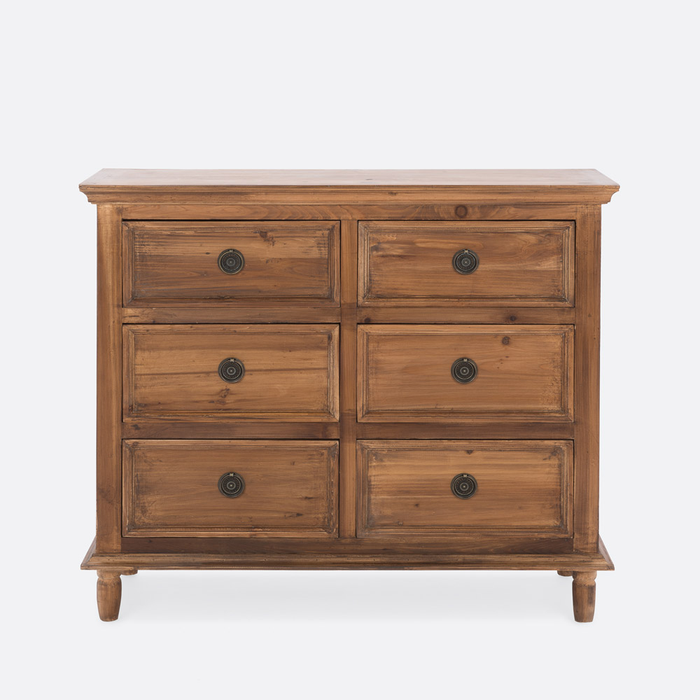 Cómoda 6 gavetas MALOCELLO