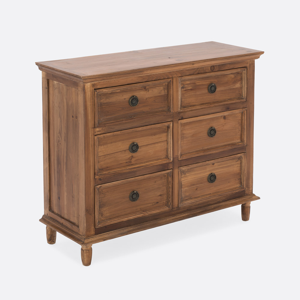 Cómoda 6 gavetas MALOCELLO