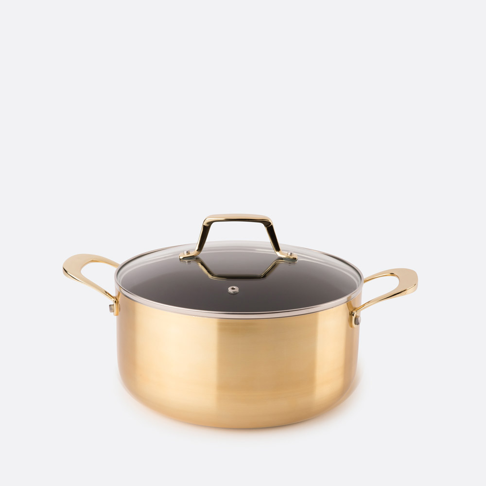 Caçarola com tampa DOURADO