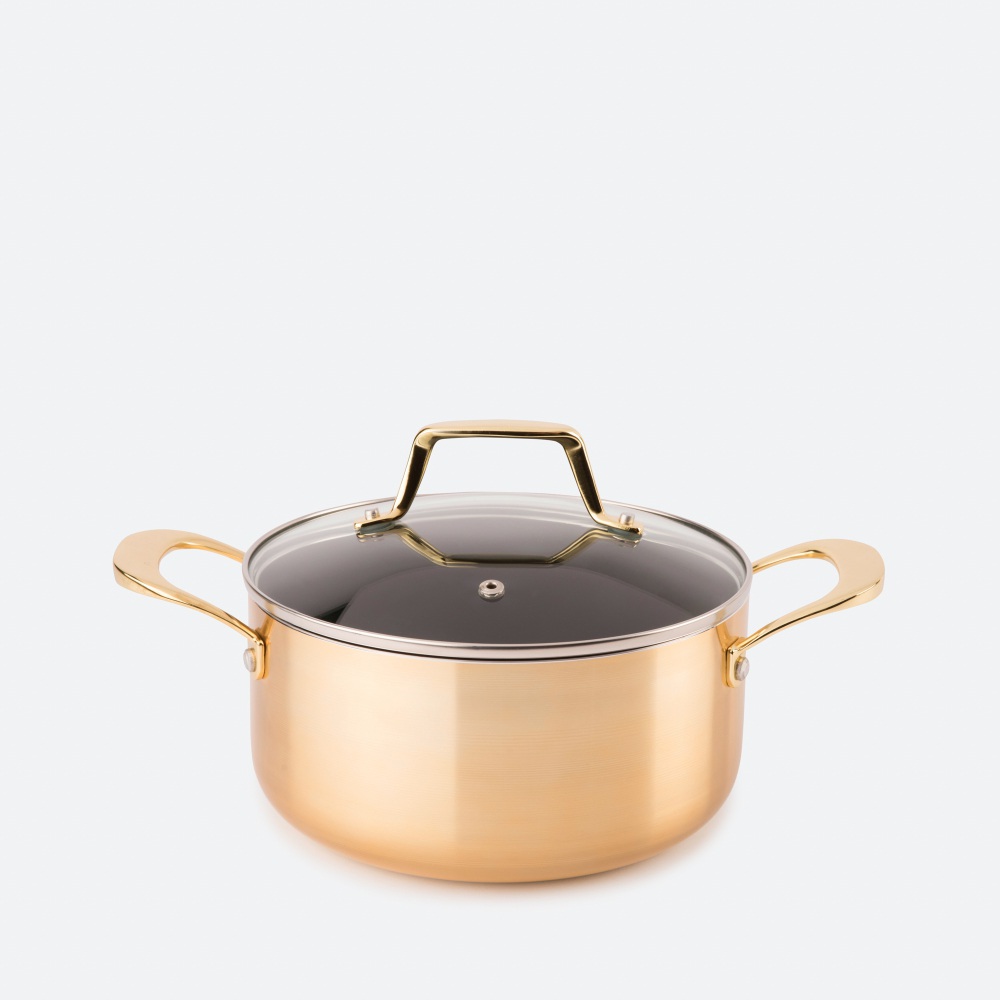 Caçarola com tampa DOURADO